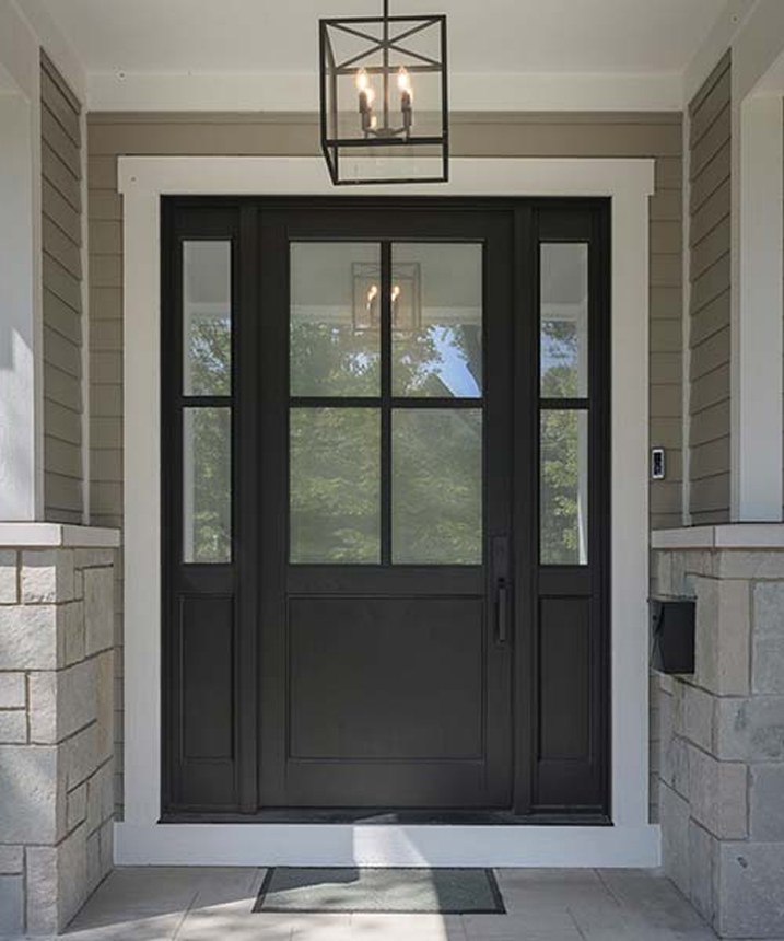 Custom entry door installation in El Cajon by Glenview Glass